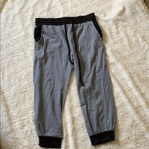 Grey sweatpants